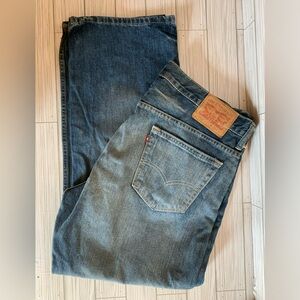 Levi's Strauss  569 Men's Dark Blue Relaxed Jeans